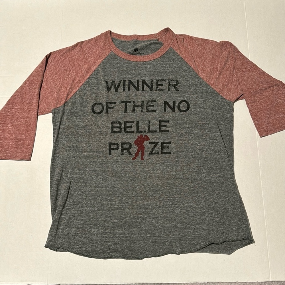Disney‎ Parks “Winner Of The No Belle Prize” Raglan T-Shirt - Size XL